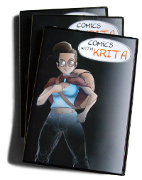Comics with Krita DVD Cover